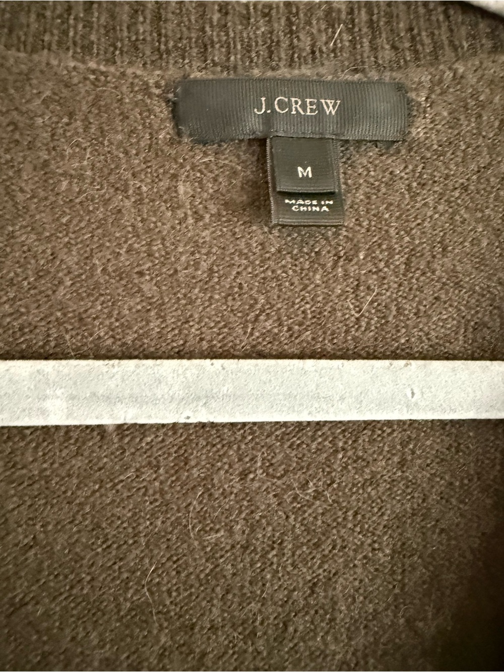 J. Crew Olive Green V-Neck Long Sleeve Sweater with Pockets - Picture 4 of 4